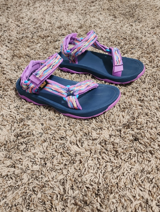 Teva Other - Girl Teva Hurricane Sandals Blue Purple Size 13 Walking Shoe